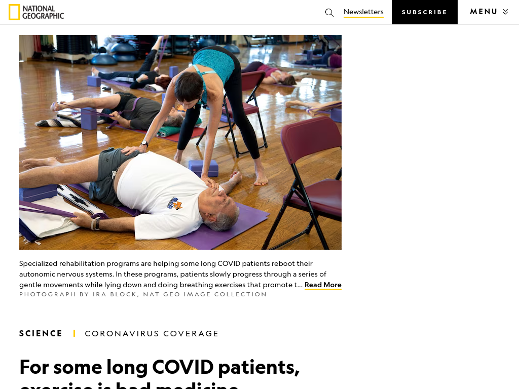 For some long COVID patients, exercise is bad medicine