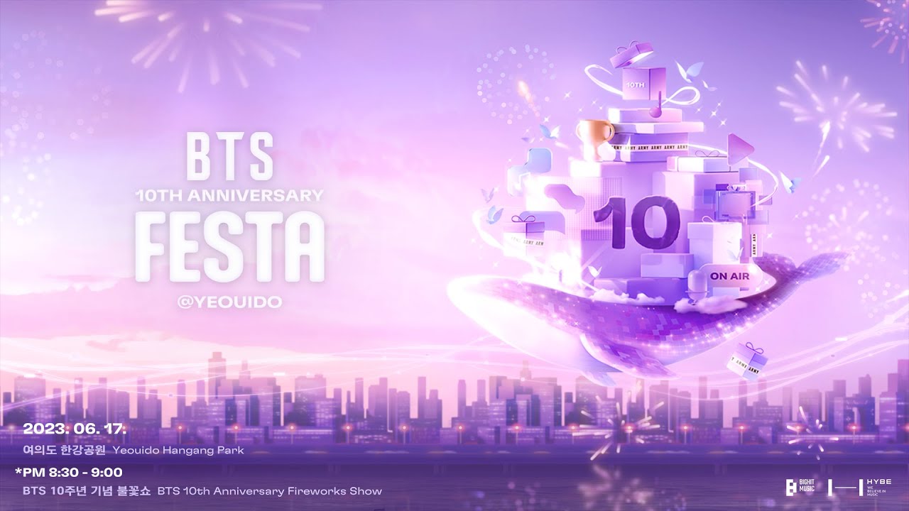 BTS Festa 10th Anniversary Photo Pillowcase